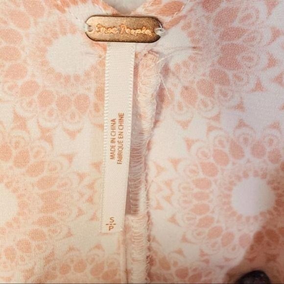 Free People Pink Sophia Shorts Romper Jumpsuit Small - Picture 7 of 10